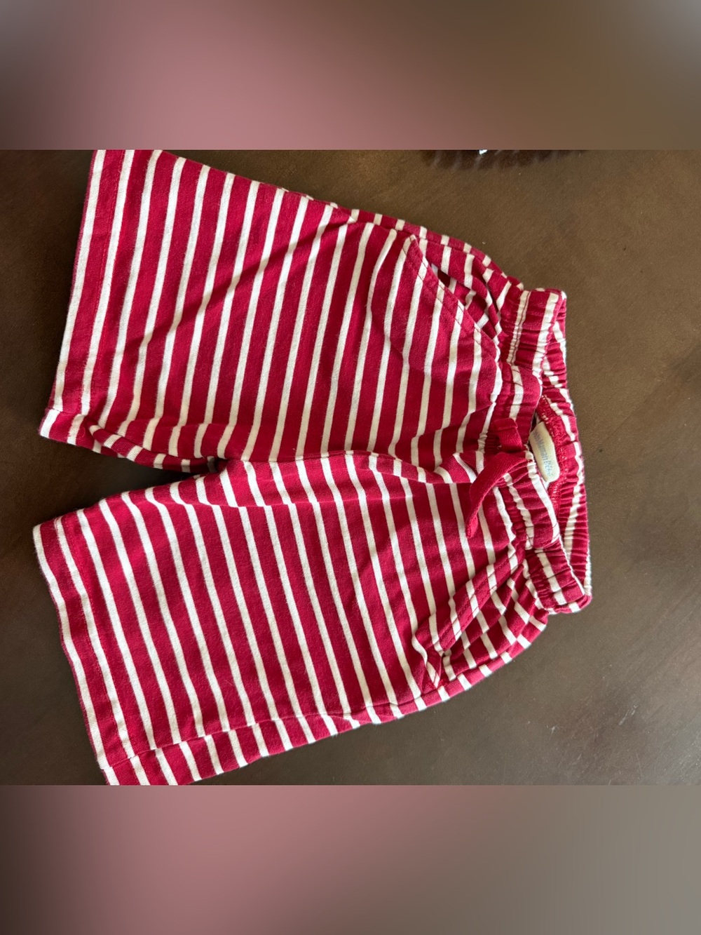 Gymboree Red and White Striped Girls Shorts